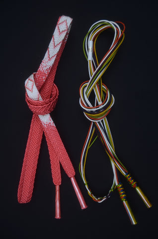 Obi jime. kimono accessories.