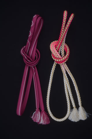 Obi jime. kimono accessories.