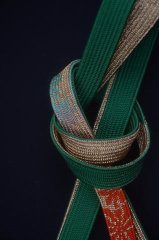 Obi jime. kimono accessories.