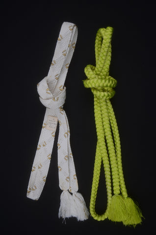 Obi jime. kimono accessories.