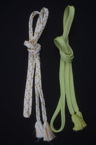 Obi jime. kimono accessories.