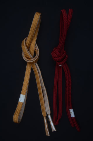 Obi jime. kimono accessories.