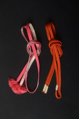 Obi jime. kimono accessories.
