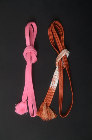 Obi jime. kimono accessories.