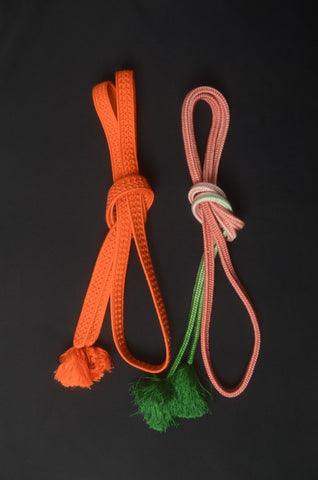 Obi jime. kimono accessories.