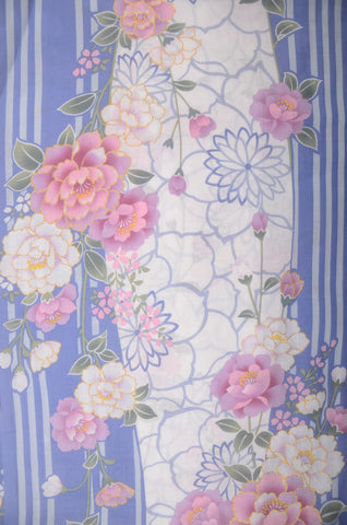 Japanese yukata kimono / H #537