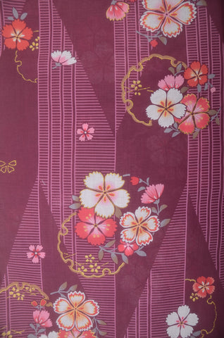 Japanese yukata kimono / H #539