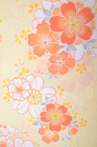 Japanese yukata kimono / H #541