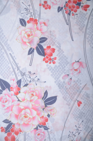 Japanese yukata kimono / H #543