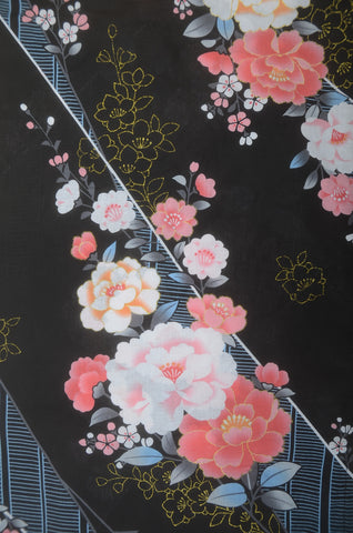 Japanese yukata kimono / H #544