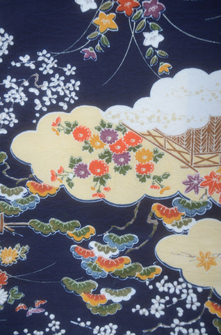 Japanese kimono. kimono for women. kimono female. komon kimono. muji kimono.tsumugi kimono.