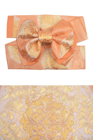 Obi belt. Japanese women obi belt. Tradiitonal obi. kimono belt. pre-tied obi.