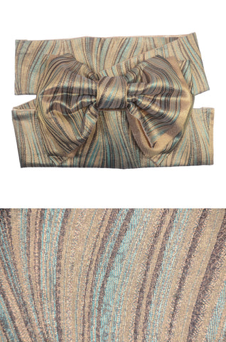 Obi belt. Japanese women obi belt. Tradiitonal obi. kimono belt. pre-tied obi.