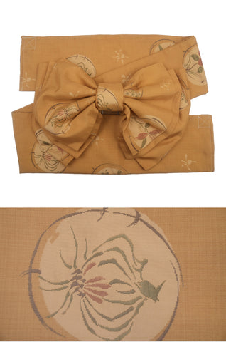 Obi belt. Japanese women obi belt. Tradiitonal obi. kimono belt. pre-tied obi.