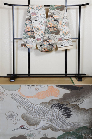 Obi belt. Japanese women obi belt. Tradiitonal obi. kimono belt. fukuro obi. maru obi.