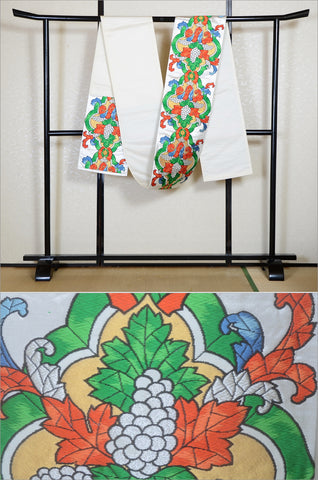 Obi belt. Japanese women obi belt. Tradiitonal obi. kimono belt. fukuro obi. maru obi.
