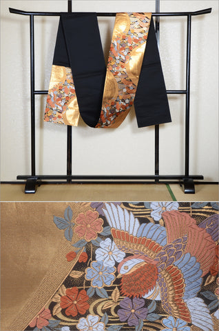 Obi belt. Japanese women obi belt. Tradiitonal obi. kimono belt. fukuro obi. maru obi.