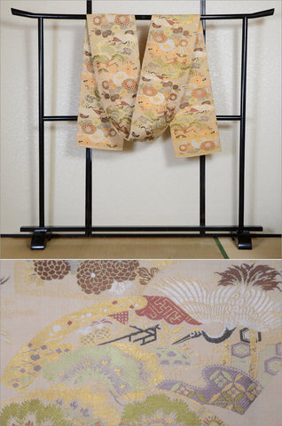 Obi belt. Japanese women obi belt. Tradiitonal obi. kimono belt. fukuro obi. maru obi.