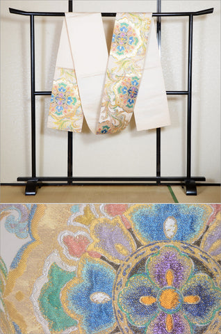 Obi belt. Japanese women obi belt. Tradiitonal obi. kimono belt. fukuro obi. maru obi.