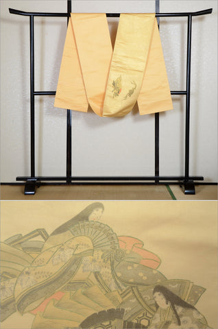 Obi belt. Japanese women obi belt. Tradiitonal obi. kimono belt. fukuro obi. maru obi.