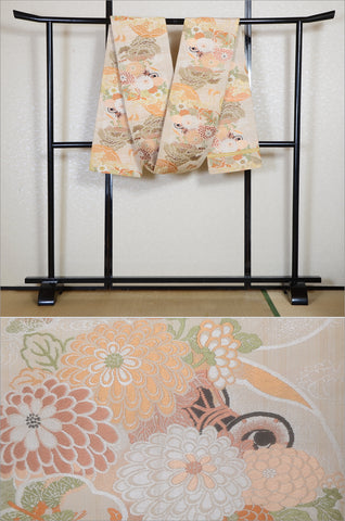 Obi belt. Japanese women obi belt. Tradiitonal obi. kimono belt. fukuro obi. maru obi.