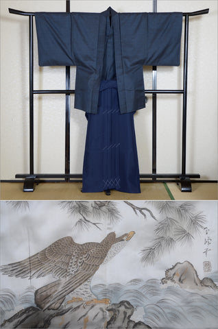 men kimono. Japanese kimono for men. montsuki hakama. kimono hakama set. kimono and hakama.
