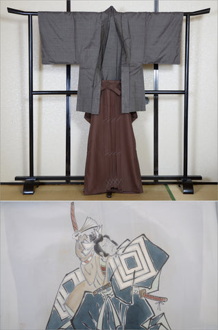 men kimono. Japanese kimono for men. montsuki hakama. kimono hakama set. kimono and hakama.