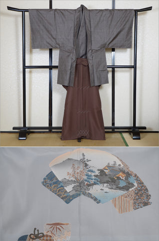 men kimono. Japanese kimono for men. montsuki hakama. kimono jacket hakama set. kimono and jacket and hakama.