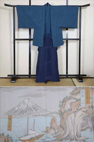 men kimono. Japanese kimono for men. montsuki hakama. kimono jacket hakama set. kimono and jacket and hakama.
