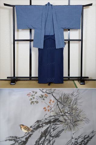 men kimono. Japanese kimono for men. montsuki hakama. kimono hakama set. kimono and hakama.