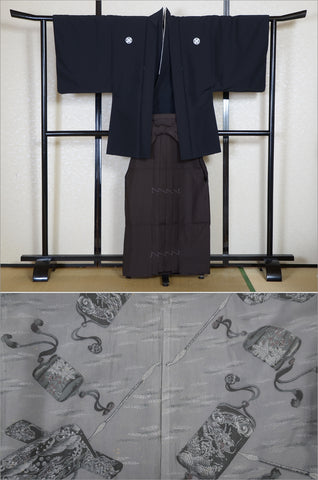 men kimono. Japanese kimono for men. montsuki hakama. kimono hakama set. kimono and hakama.