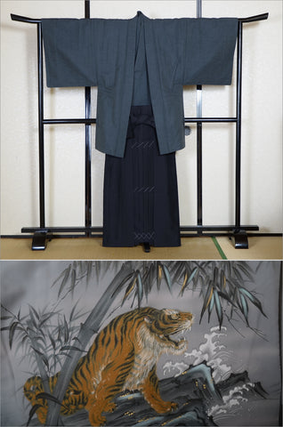men kimono. Japanese kimono for men. montsuki hakama. kimono hakama set. kimono and hakama.