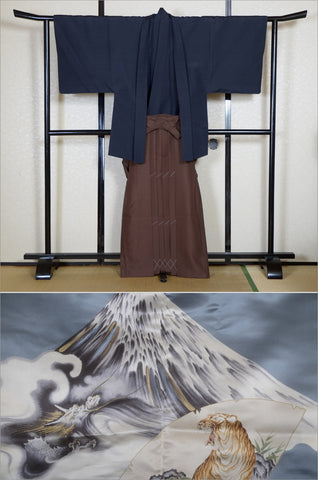 men kimono. Japanese kimono for men. montsuki hakama. kimono hakama set. kimono and hakama.