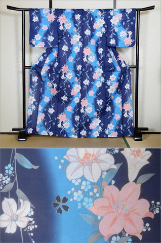 Japanese yukata kimono / H #534