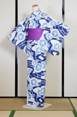 Japanese yukata kimono / D #184