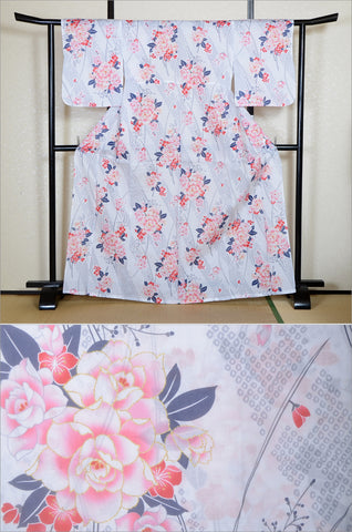 Japanese yukata kimono / H #543