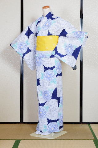 Japanese yukata kimono / D #188