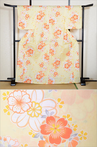 Japanese yukata kimono / H #541
