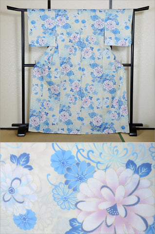 Japanese yukata kimono / H #555