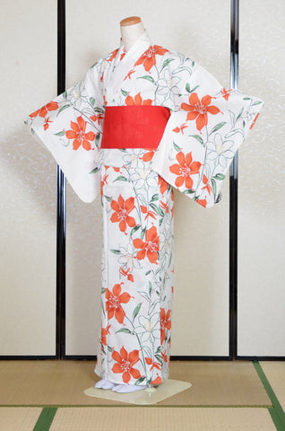 Japanese yukata kimono / D #180