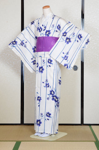 Japanese yukata kimono / D #179