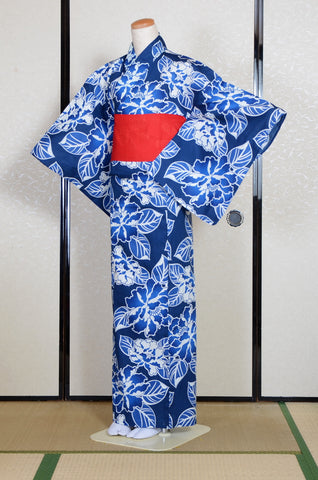 Japanese yukata kimono / D #189