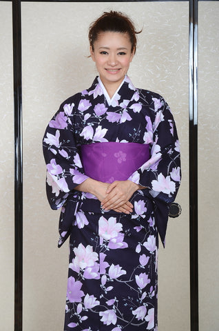 Japanese yukata kimono / D #062