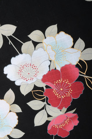 Japanese yukata kimono / D #61