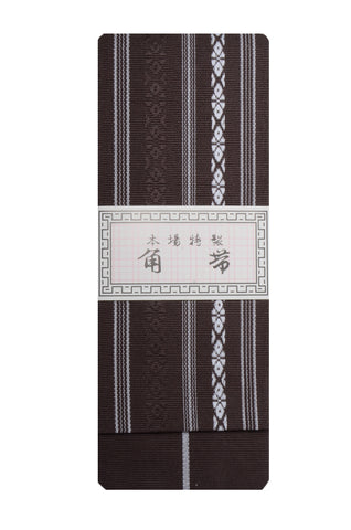 Men obi / Kenjou pattern : Brown