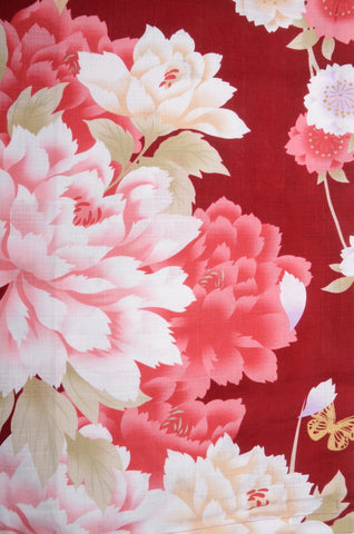 Japanese yukata kimono / D #066