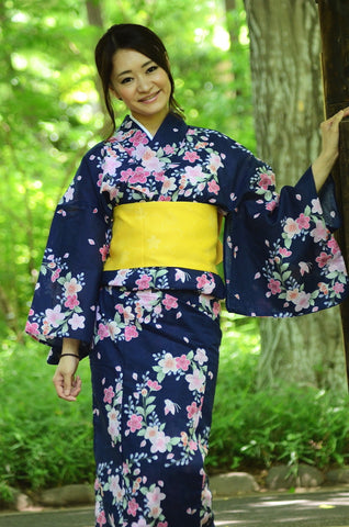 Japanese yukata kimono / ST #216