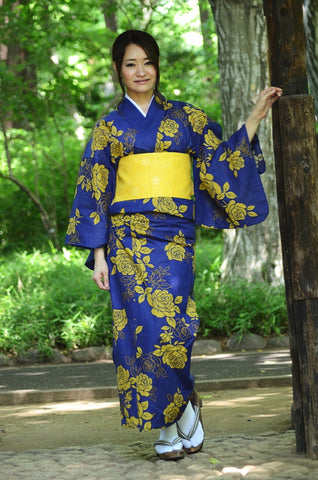 Japanese yukata kimono / ST #210