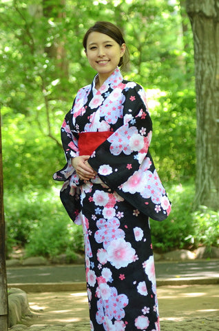 Japanese yukata kimono / ST #218