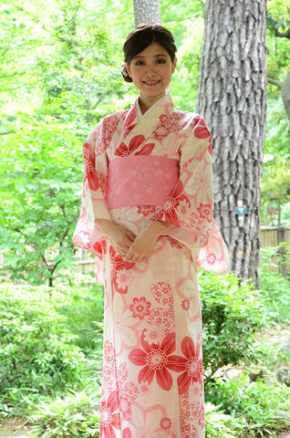 Japanese yukata kimono / ST #301